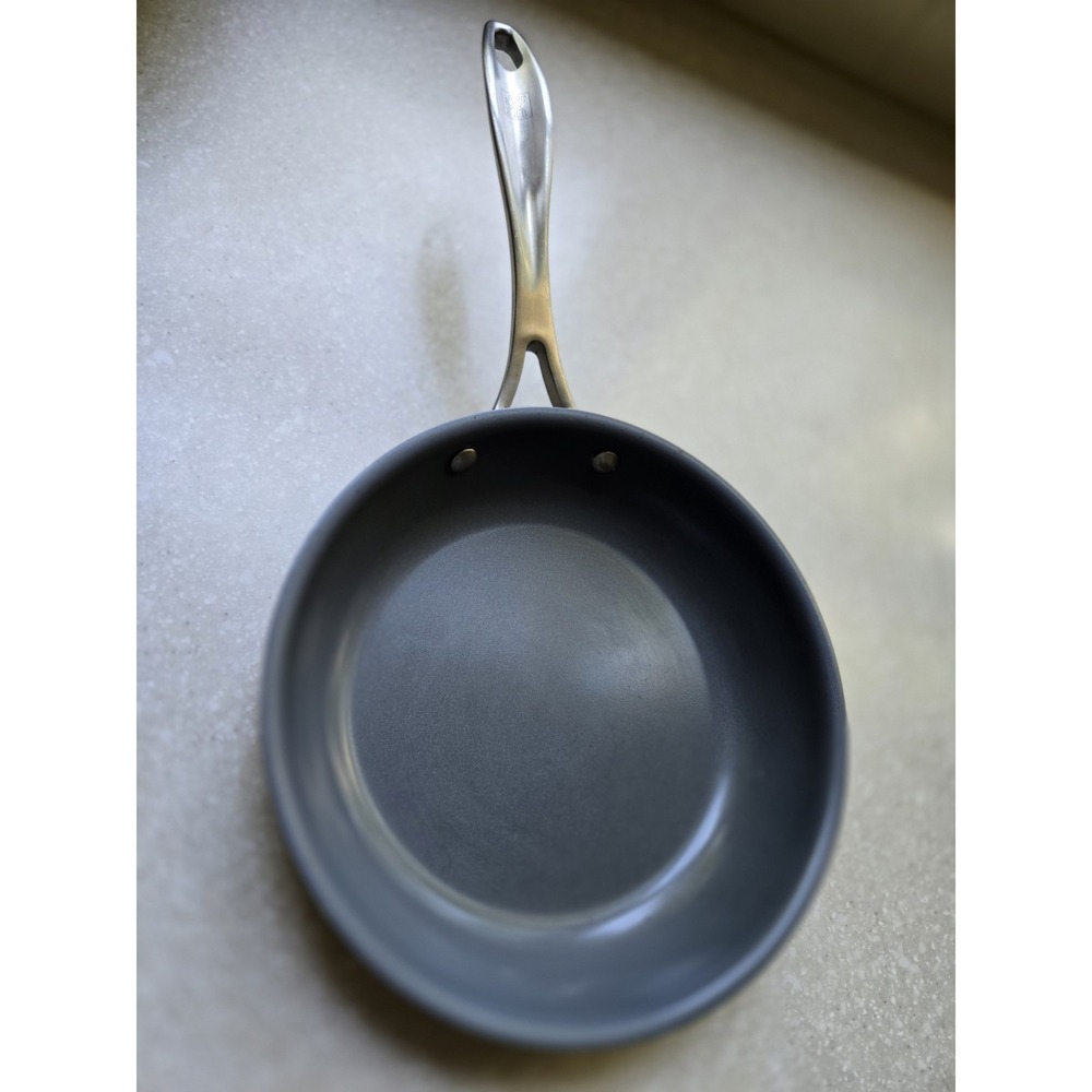 Zwilling J.A. Henckels 8" Ceramic 18/10 Stainless 3-ply Induction Frying Pan EUC